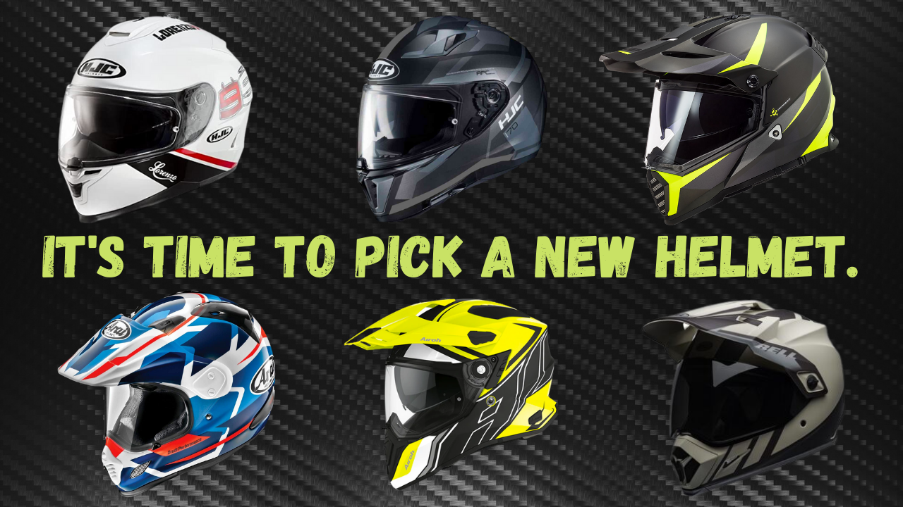 Time to pick a new helmet.